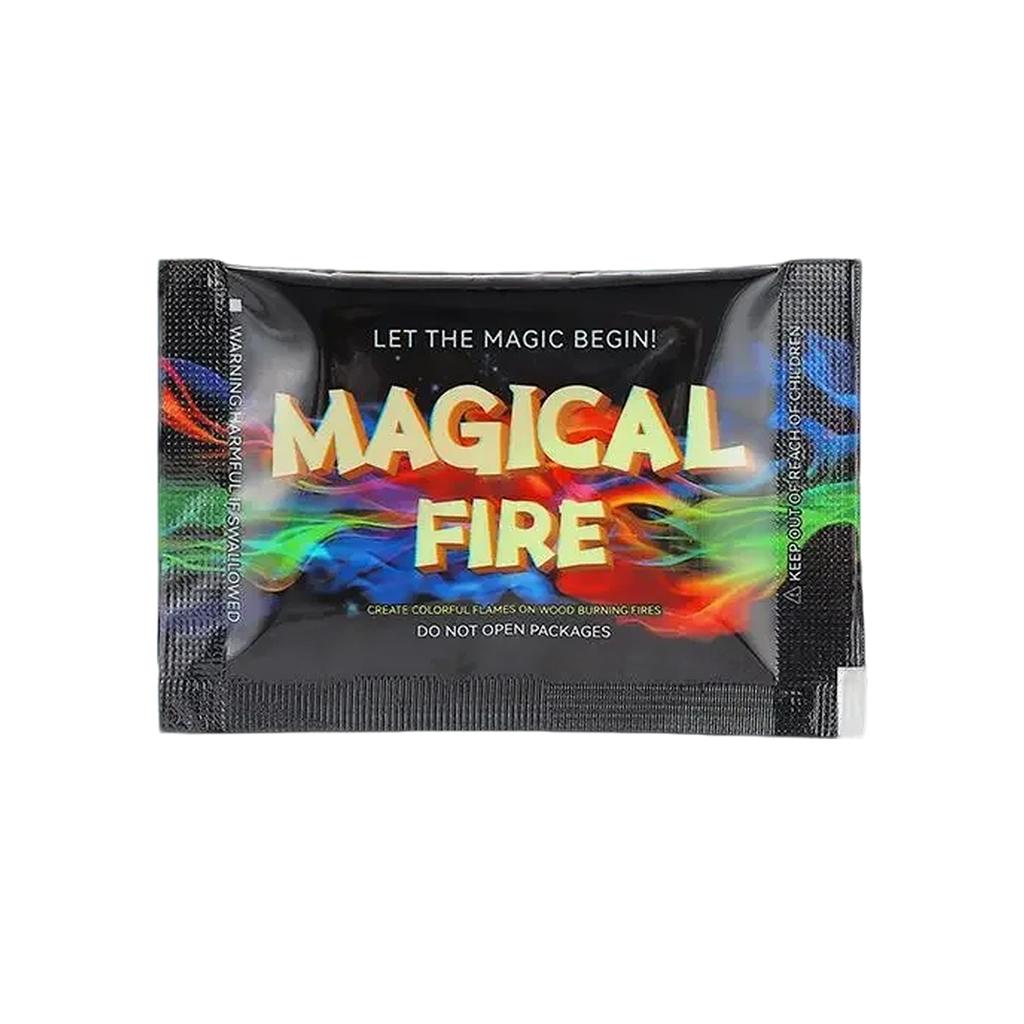 Saszetki zmieniające kolor ognia Ogień (1 paczka), Saszetki z kolorowym ogniem na kemping, ognisko i kominki, akcesoria