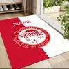 Custom Name Olympiacos FC Crest Carpet Rug Customizable Soft Washable Anti-Slip Home Living Room Sofa Mats Personalized Rug. 0909227