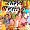 16 Inch Happy Birthday Balloons Bow Ribbon Balloon Set Aluminum Foil Balloons Birthday Party Decoration Letter Balloons Party