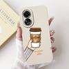 For Oppo A78 4G Case CPH2565 New Fashion Candy Painted Back Cover Shockproof Phone Case For Oppo A78 A 78 OppoA78 4G Soft Fundas
