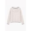 Benetton Heart Apple Point Hooded Cardigan Bakcf1611