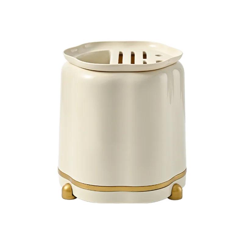 Rotary Cutter Holder Multi-purpose Chopsticks Tableware Rack  Modern for Home Tableware Kitchen Cutlery Chopsticks Holder