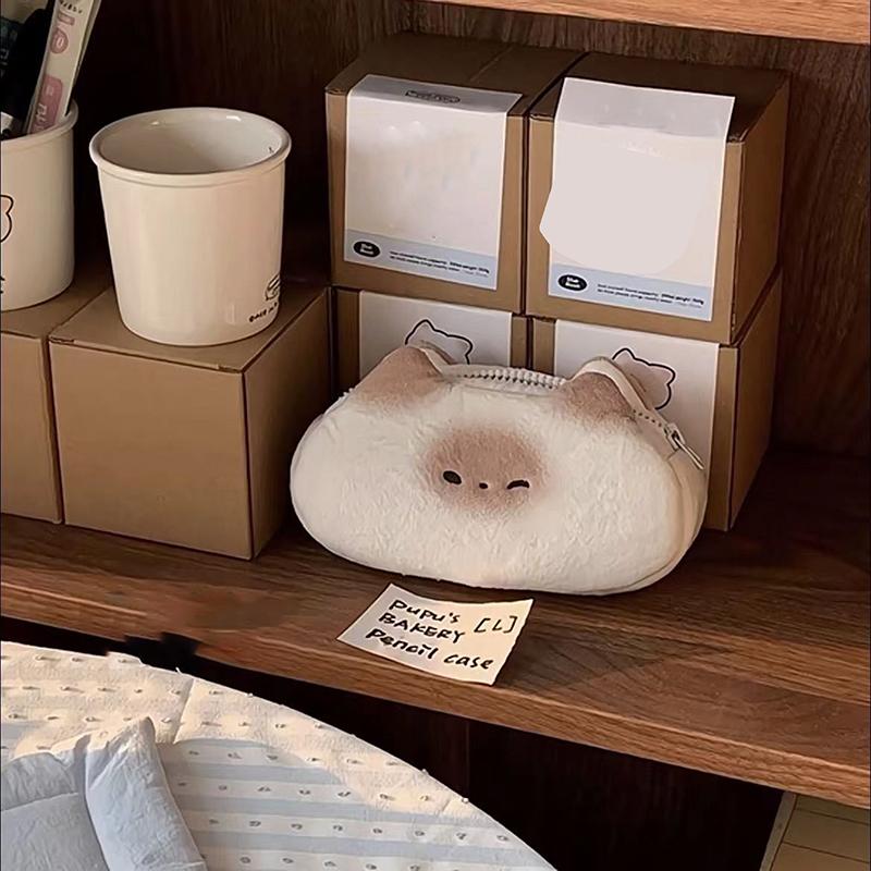 Sevimli Kapibara Peluş Kalem Kutusu Kozmetik Çantası Gine Domuzu Kalem Çantası Büyük Kapasiteli Kalem Çantası Okul Malzemeleri Kırtasiye Kutusu