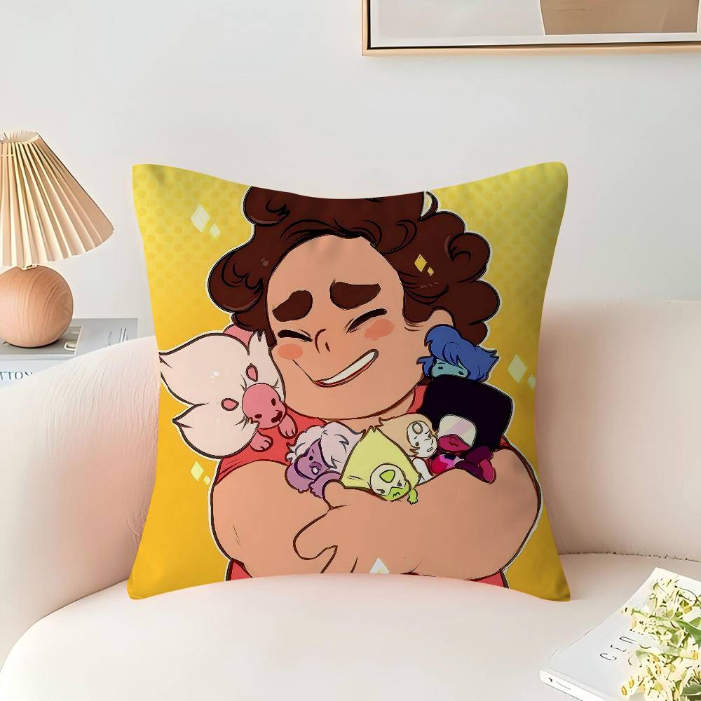 Steven Universe Pillowcase Toon Gift Cushion Cover Bedroom Home Sofa Chair Seat Decor Pillow Case