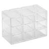 Grid Storage Box Dustproof Transparent Plastic Container Organizer for Jewelry Necklace DIY Art Craft 9 Compartments