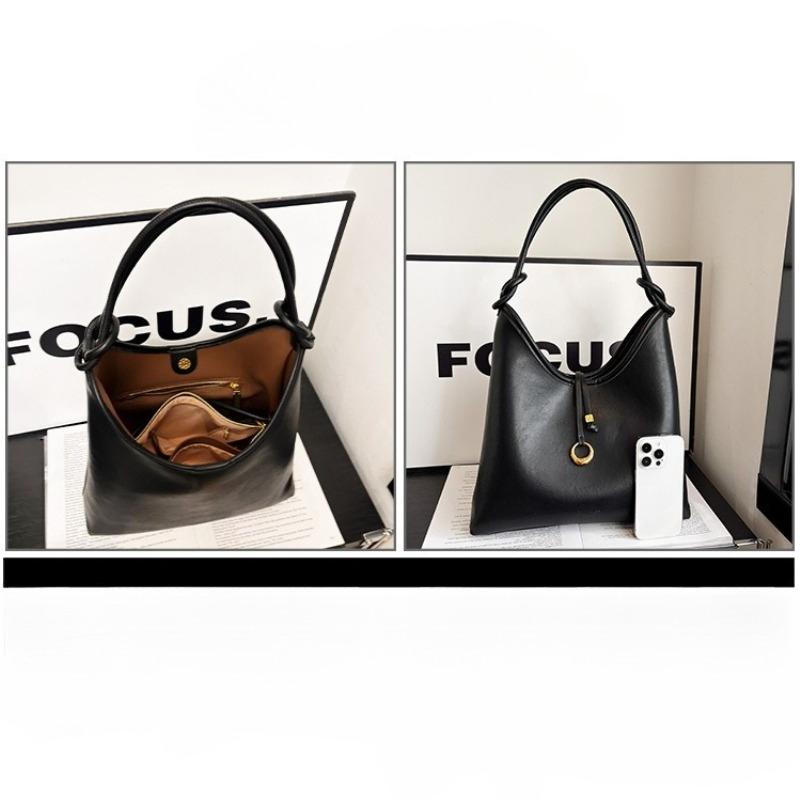 Tote Bag New Versatile Simple Commuting Bag Retro Fashion Armpit Bag Lazy Style Large Capacity Shoulder Bag