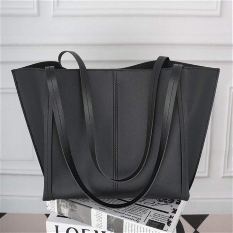 

Women s Large Capacity Lightweight Tote Bag Elegant Black Synthetic Shoulder Bag, Spacious Work Travel Handbag for Everyday Use