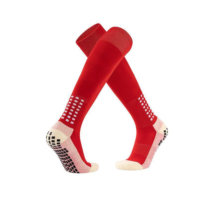 

Men s Non-slip Over-the-Knee Football & Basketball Socks with Thick Towel Bottom and Sweat-wicking Silicone Grip One Size [39-46] No Packaging
