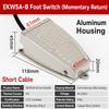 1Pcs 5A Foot Pedal Switch EKW-5A-B FS-2 Momentary Foot Switch  for Spot Welding Machine