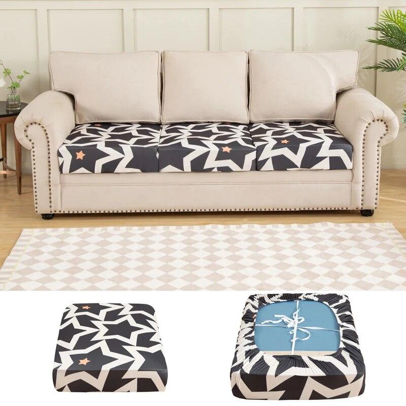 String Printed Sofa Seat Cover Sofa Slipcovers  Soft Stretch Elastic Funiture Protector For Pets