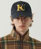 BEYOND CLOSET [Collection Line] Heritage Logo Washed Chino Cap Navy