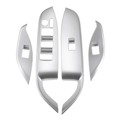 FUELHOOD Door Window Switch Bezel Cover Compatible with Toyota New Voxy 90 Series of - (Set 4)