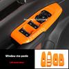 LHD RHD For Ford Ranger Wildtrak T9   2024 ABS yellow gear shift panle steering wheel Central Screen trument cover