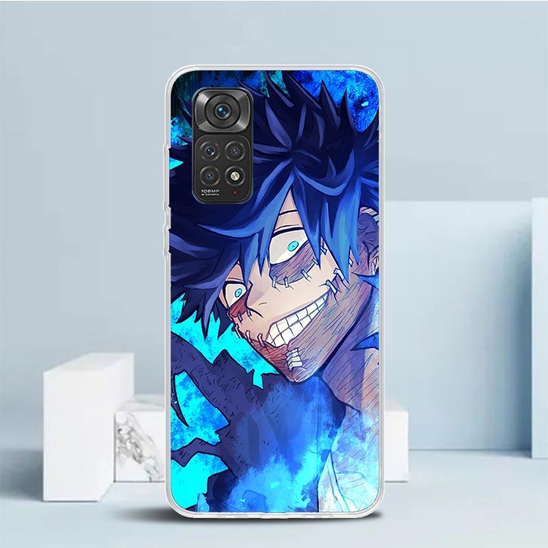 

Чехол для телефона My Hero Dabi Bnha для Xiaomi Redmi Note 15 14 14S 13 12S 12 Pro Plus 11S 11 11T 11E 10S 10 + Мягкая задняя крышка из ТПУ Redm Note 13 Pro Plus