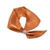 Neck Guard  Wraps Solid Color Silk Scarf Satin False Collar Cross Scarves Cross Neckerchief