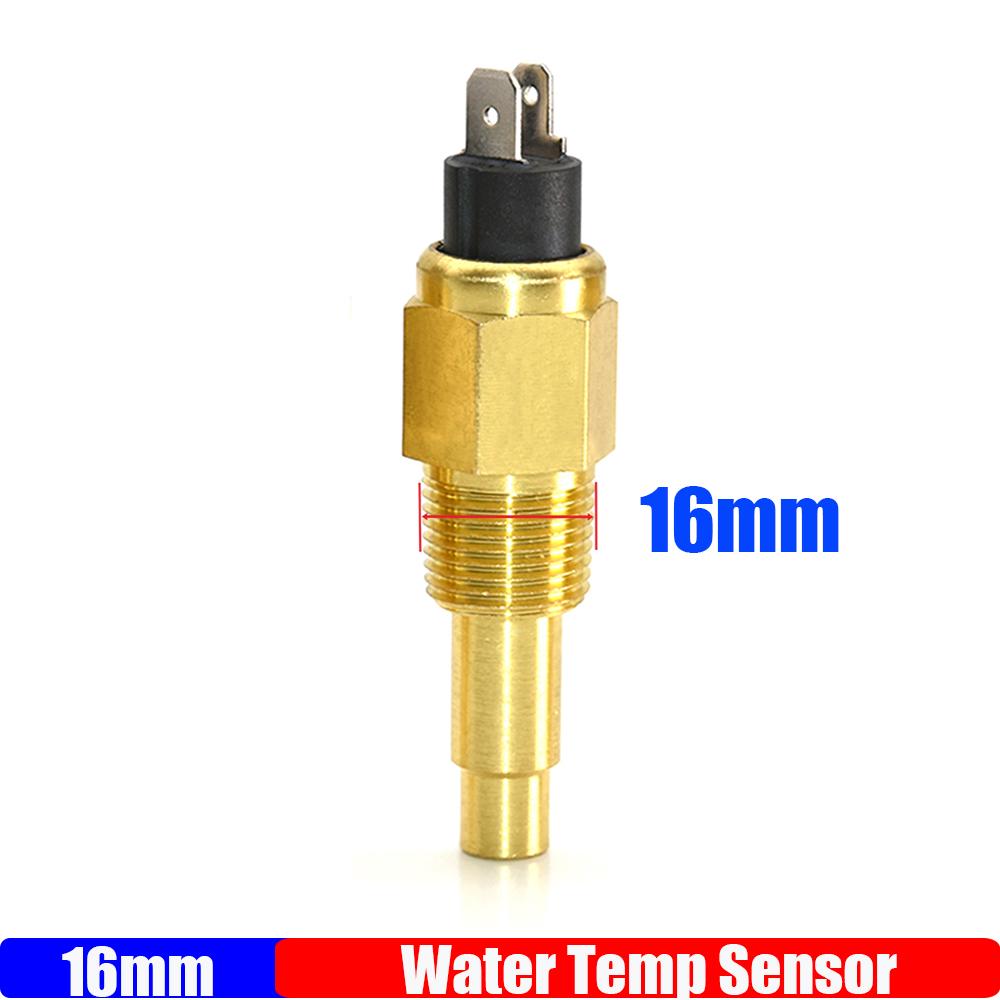Universal vanntemperatursensor 3/8NPT 1/2NPT Vdo-måler Vdo-vanntemperatursensor 14MM 17MM 21MM for bilbil lastebilbåt