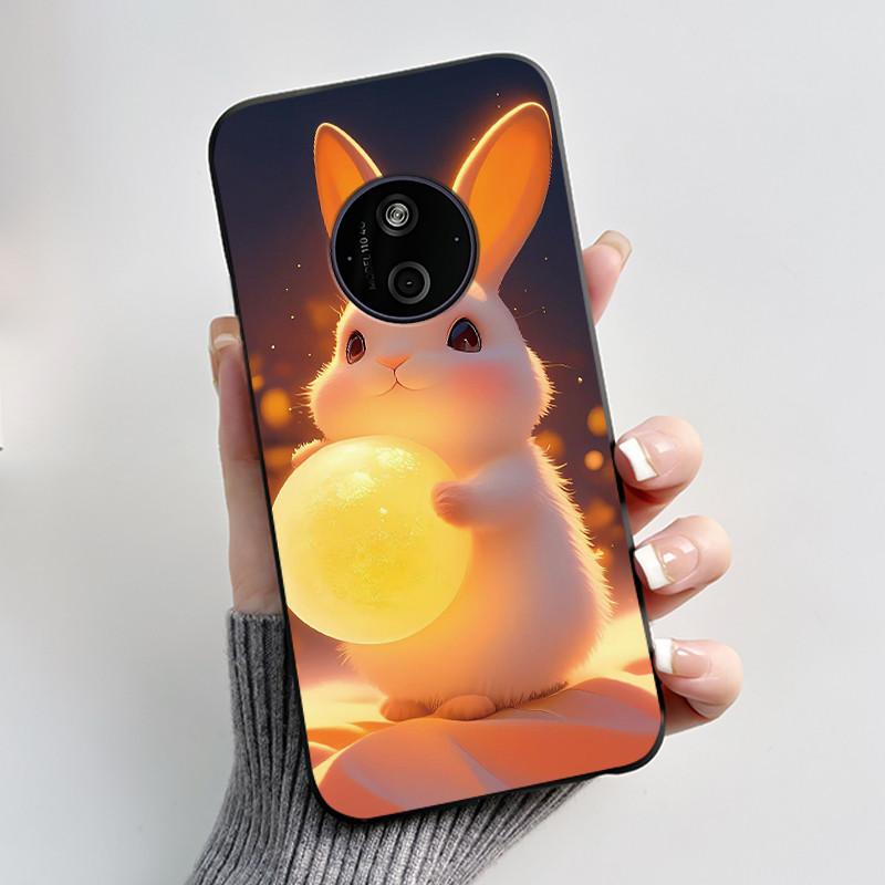 Casing For Nokia 125 110 4G 2024 HMD 110 Case Aesthetic Luxury Cute Cool Boys Girls Soft Silicone Black Matte Phone Cover Shell