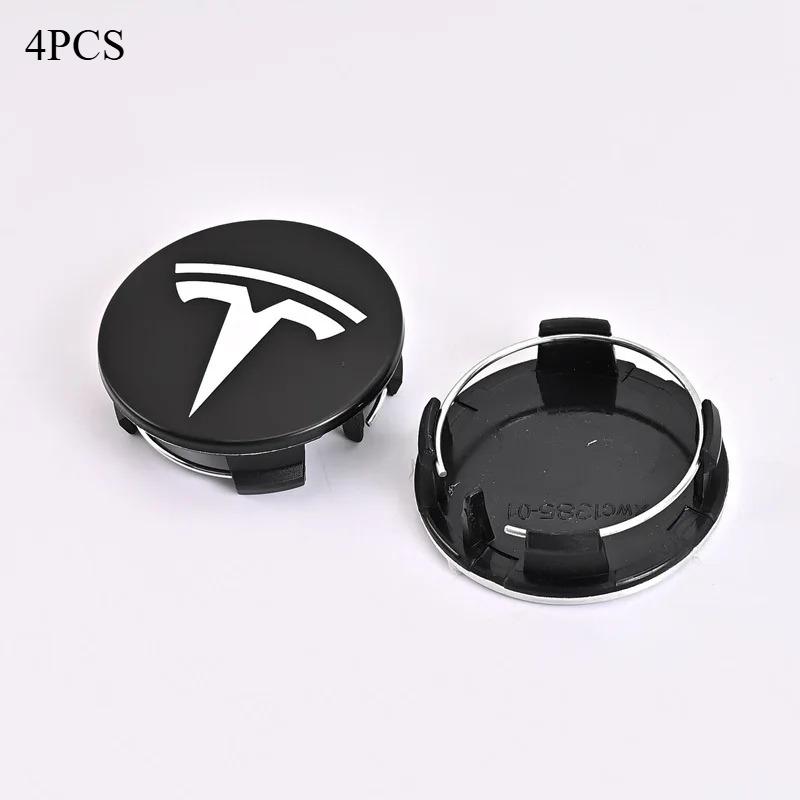 AMY1 4pcs/set 56mm Tesla Model 3 Model Y Original Covers Hub Caps Wheel Center Caps for Tesla Model Y X S Original Auto Accessories