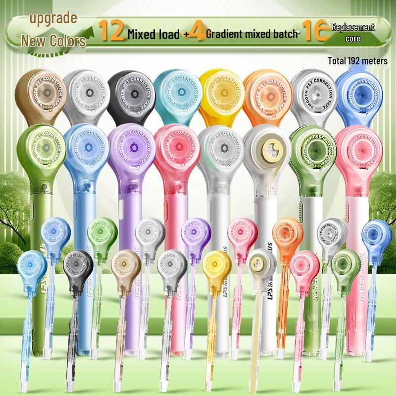 Portable Refillable Correction Tape Pen – Pen-Style, Large Capacity, Ideal for Students