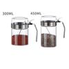 YOMDID Seasoning Pot Glass Bottle Condiment Storage Box Salt Pepper Pot Sugar Flavoring Container With PP Lid Kitchen Supplies