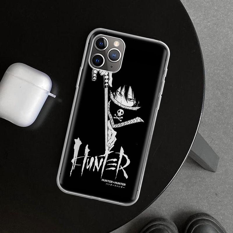 Huner X-Hunters Chrollo Shizuku Phone Case Cover for iPhone 11 12 13 Mini 14 15 Plus 16 Pro Max 17 Air 7 8 + SE Art Customized F