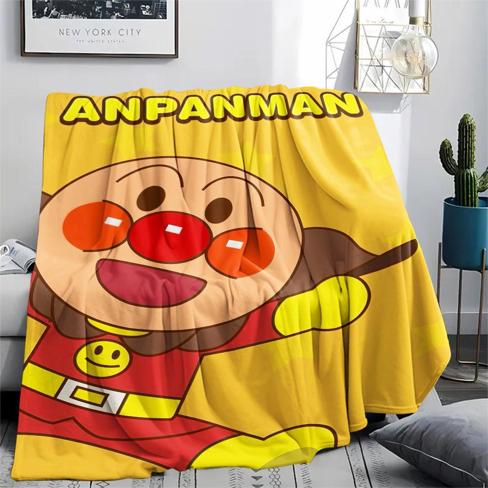 

Anpanman Autumn pattern Flannel Blanket, High quality Comfortable for All Seasons, Home Decor, Warmth and Comfort, Perfect for Gifts. 80cm x 120cm