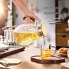High Borosilicate Glass Cold Water Pitcher with Spout Filter