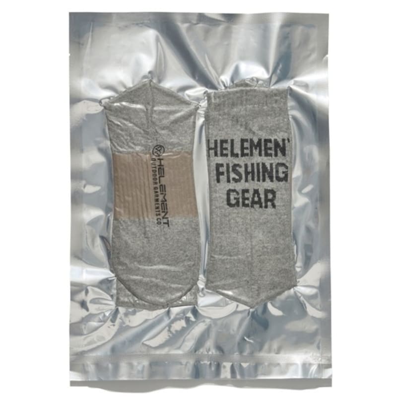 HELEMENT Unisex Field Comfort Crew Socks (M GREY)
