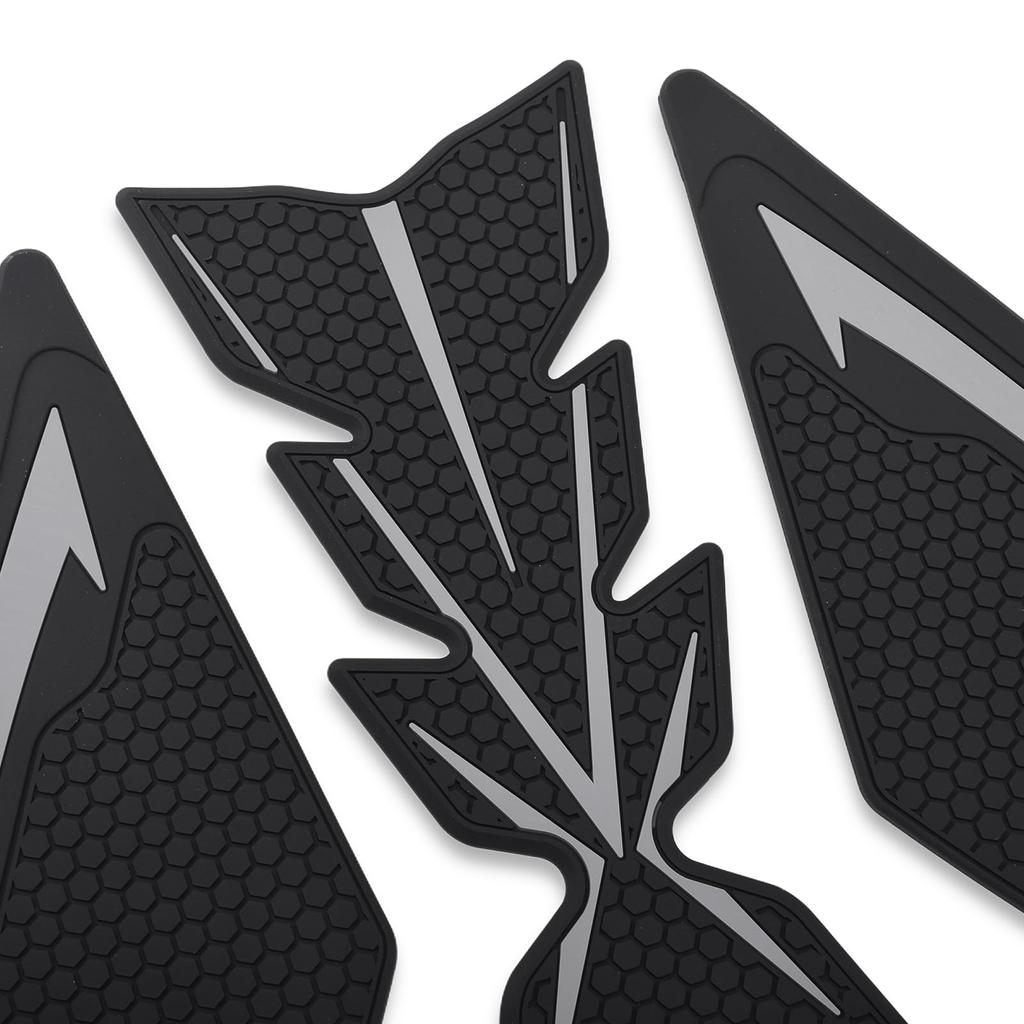 Motorcycle Traction Pads Tank Pads for Kawasaki Ninja 400 Ninja 250 Z250 and Z400 Set of & (2018-2024), (2019-2024), (2019-2024), (2018-2024) (Gray,