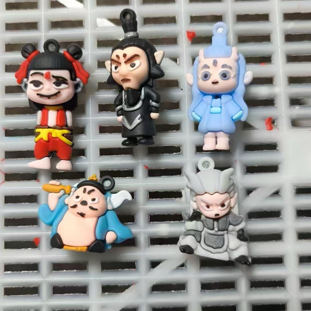 

Фигурка Нэчжа - Серия «Ребенок-демон, будоражащий море», Реплика из фильма об Ао Бине, Подарок-украшение в слепой коробке