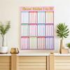 Multiplication Poster 1-12 Large Colorful Math Chart for Classroom Wall Kids Learning Times Table Elementary Preschool
