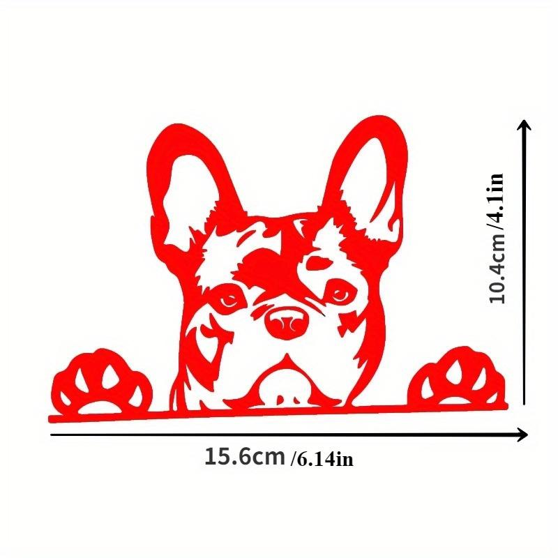 2 Sheets Dog Car Window Decal Funny Dog Decals for Any Smooth Surface