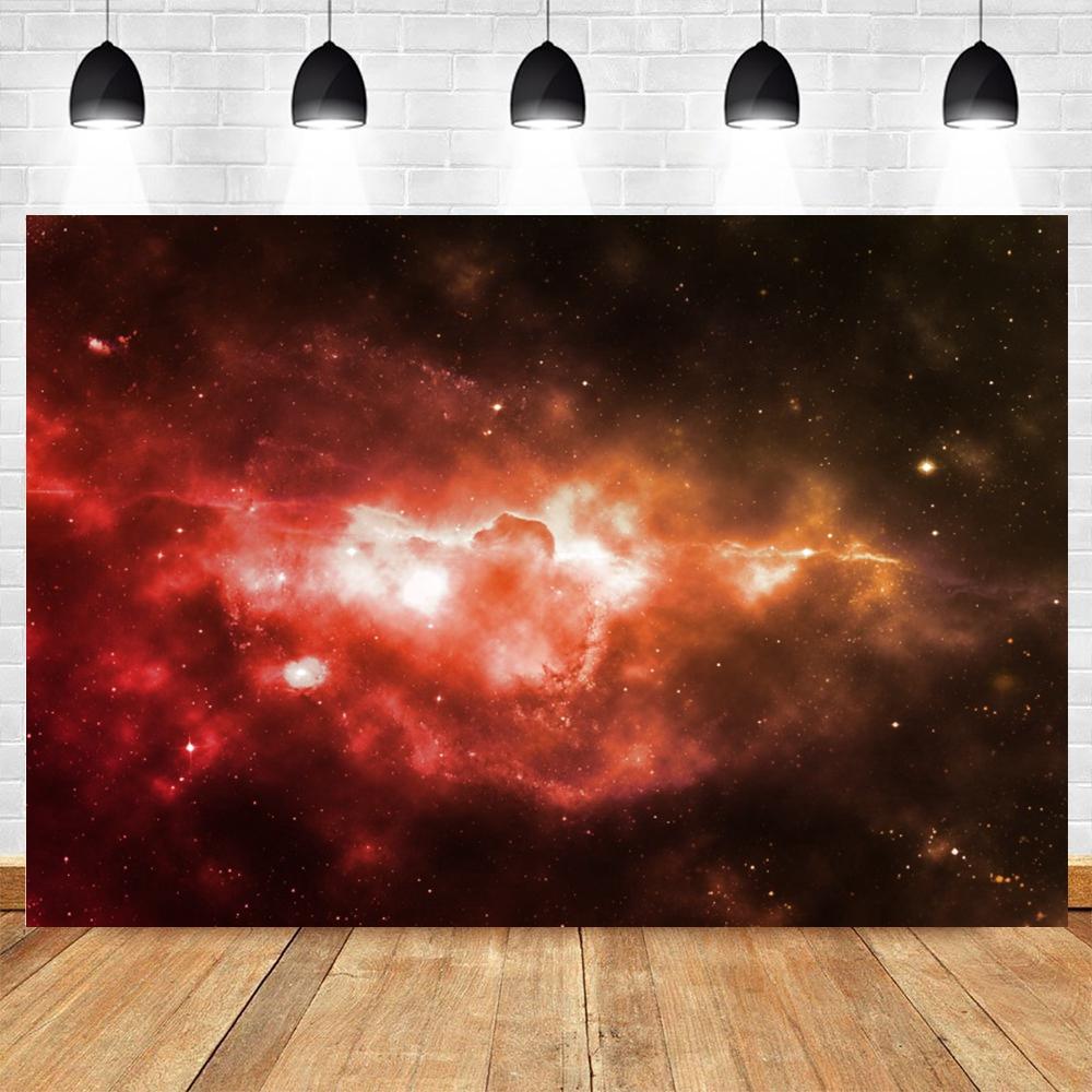 Cosmic Galaxy Backdrop Starry Sky Milky Way Stars Universe Space Theme Photo Background Baby Shower Birthday Party Decor Banner
