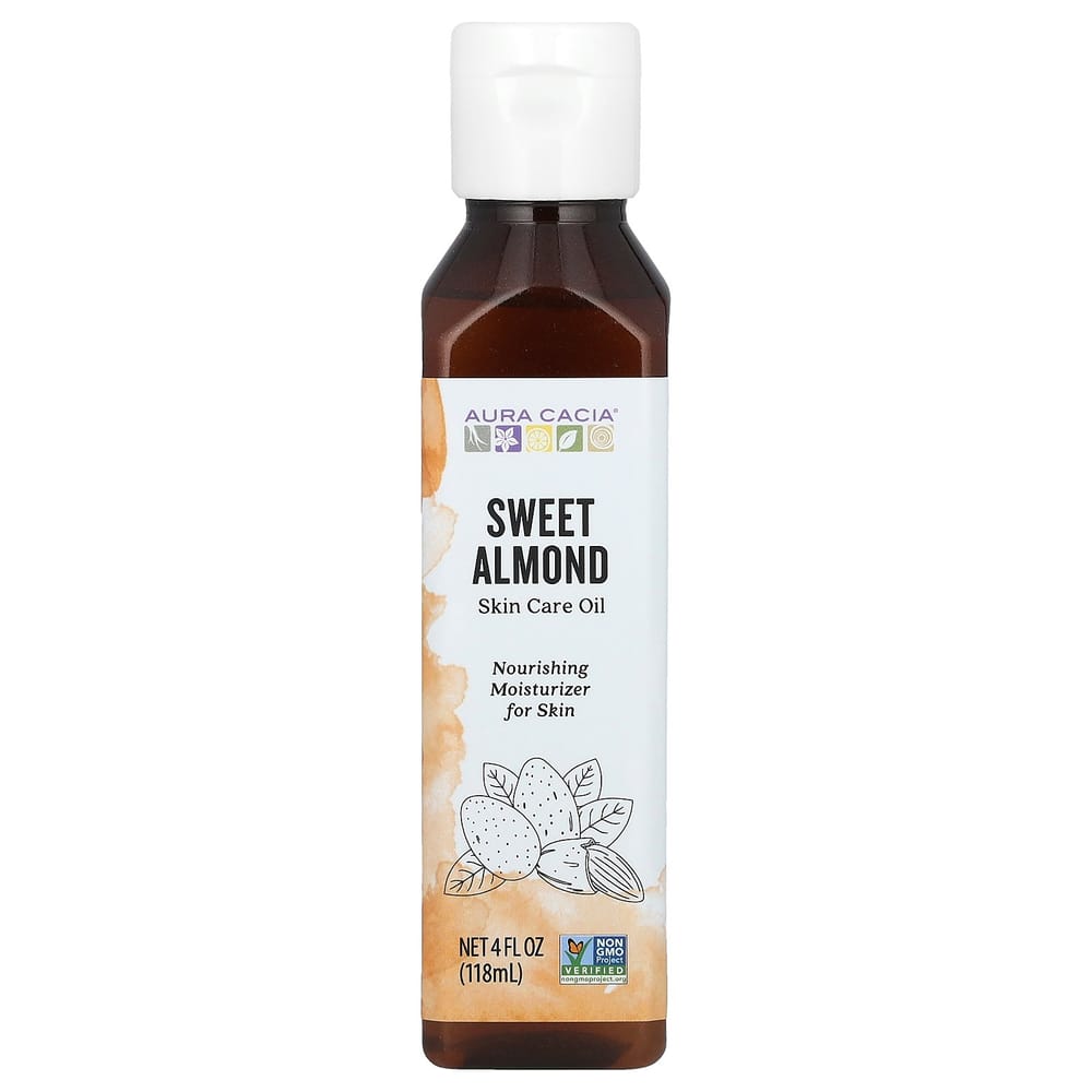 Aura Cacia Skin Care Oil, Sweet Almond, 118ml (4 fl oz)