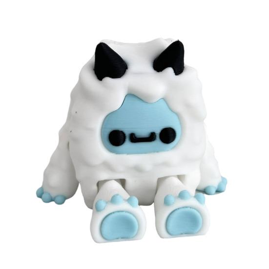 Charakter-Ornament Zweifarbig Rosa Blau 3D-gedruckte Textur Getreue Spielcharakter-Replik Yuti Yeda Miniatur Sammlerstück Ausstellungsfigur