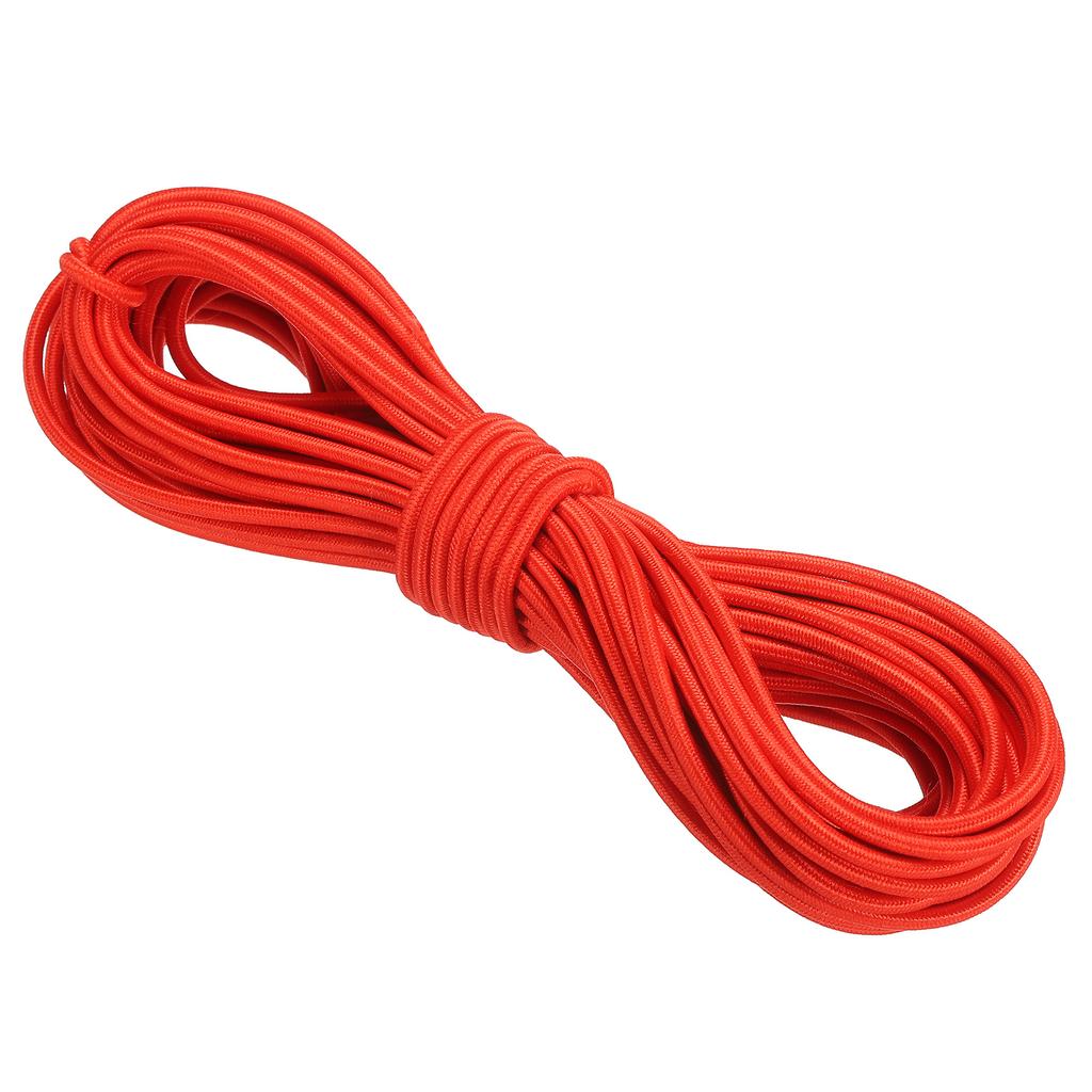11 Yards Bungee Cord Elastic Cord Heavy Stretch String Rope 1/8"  for Crafting DIY Sewing Hook Straps Camping Tie Down Strap
