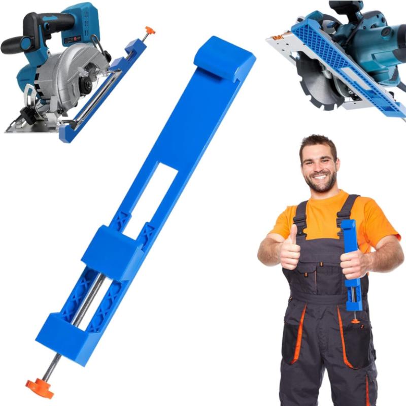 Circular Saw Guide Electric Milling Clamp Adjustable Base Plate Cutting Edge Positioner For Woodworking Metal Diy Alignment