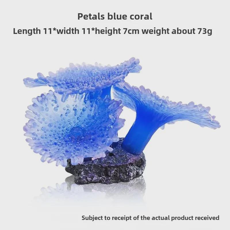 „Künstliche Korallenriff-Dekoration für Aquarien – Weichkorallenbaum für Fischbecken, Unterwasserlandschaften und Fisch-/Garnelenverstecke“