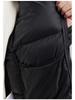 Men's Black Hooded Thickened Down Jacket - 90% White Duck Down, Teflon-Coated, Winter 2024 Edition