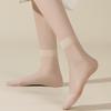 1/5/10 Pairs Women's Socks Breathable Sheer Stockings Casual Ankle Socks for Spring and Summer