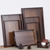 MOLUONA Walnut Wood Rectangular Tea Tray with Handles