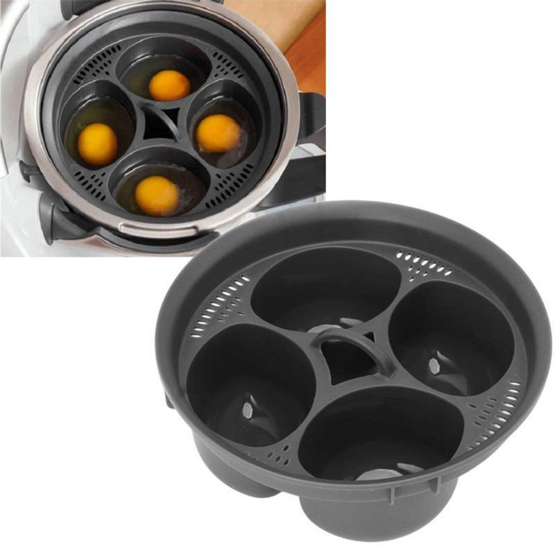 Four-Grid Egg Steamer for Thermomix TM5/TM6 - Poached & Steamed Egg Bowl