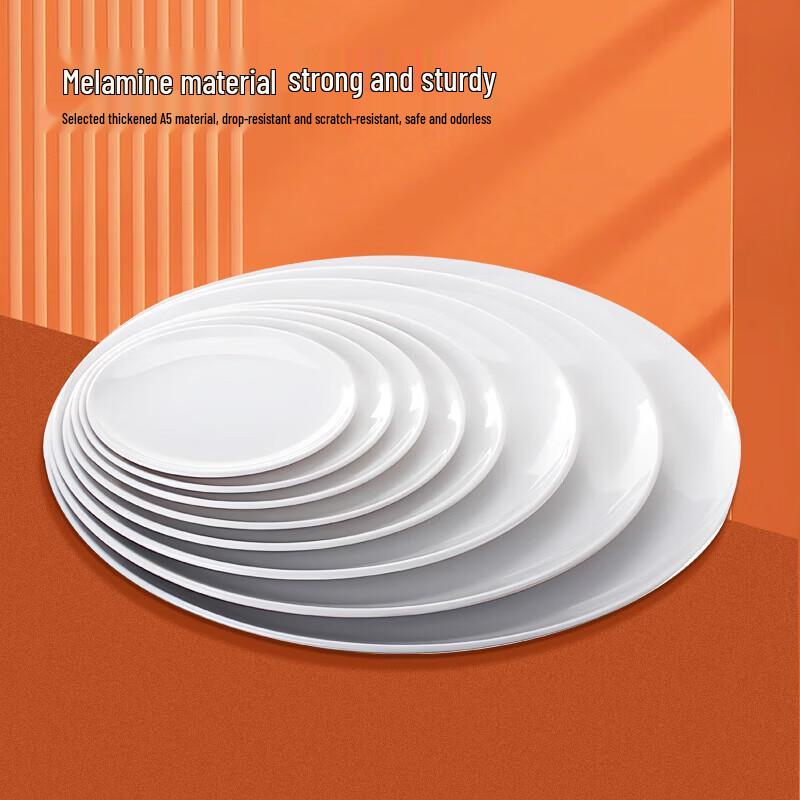 A5 Melamine Round Buffet Plate