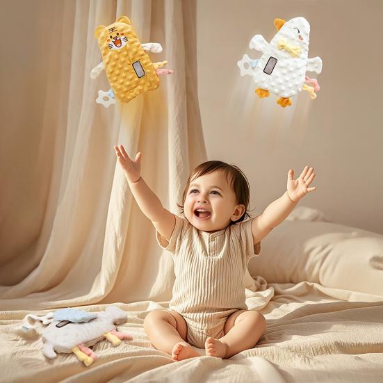 Yousheng Kids Sleep Patting Toy with Noise-Cancelling Vibration 3 Adjustable Modes Toddler Sleep Soother Soothing Slapping Doll for Crib Sleep Aid