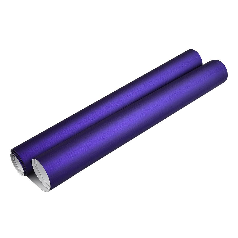 12 X 60 Sticker 30*150CM Car Decor Matte Chrome Metallic Satin Parts Purple Replacement UV Resistant Waterproof