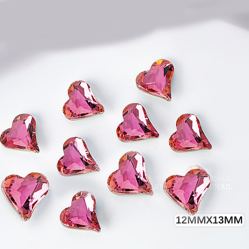 10Pcs Rhinestone Set Multi-Shapes Glitter Stones Rhinestones Nails Crystal Nail Art Rhinestones DIY Nail Art Accessory