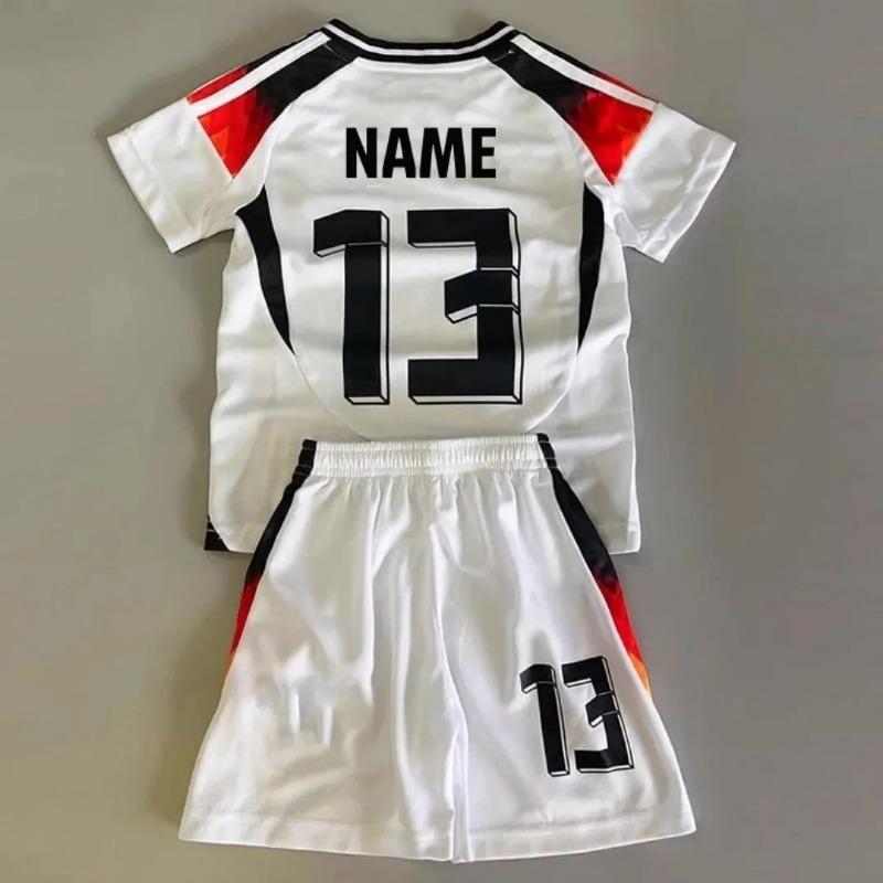 Directional Opening Hot Sales Style Boys' Horizontal Striped Graffiti Digital Printed Short-Sleeved Shorts Suit Casual Sports Style