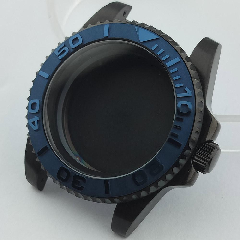 40mm Mechanical Watch Case for NH Series 35 36 38 Movement Yacht Design Style with Sapphire Crystal Watch Box Parts 7
