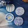 JOYYE Dye Rhyme Flower Series Ceramic Coaster