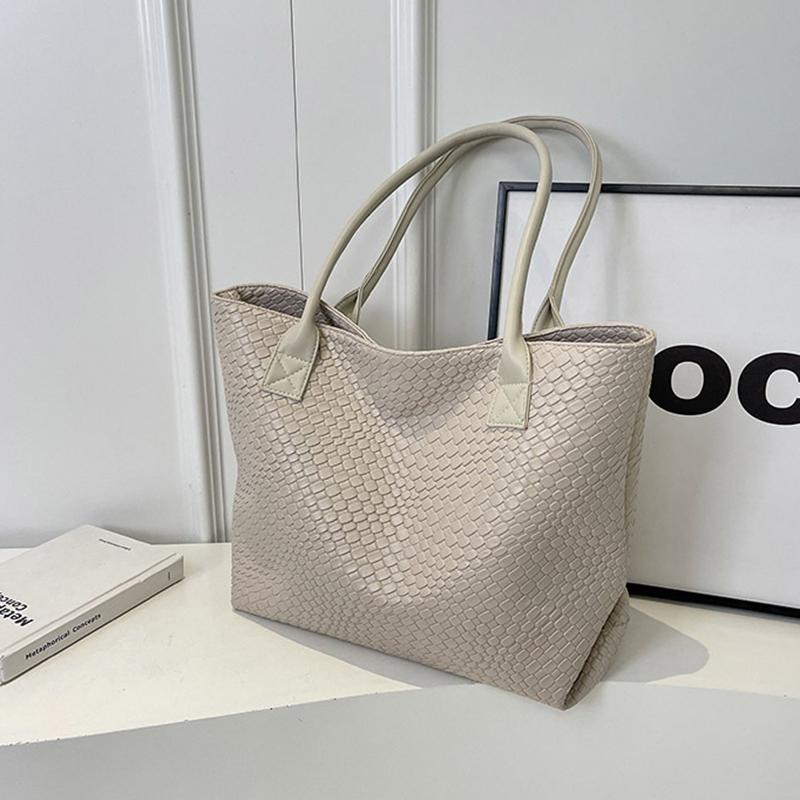 Crocodile Pattern Tote Bag With Large Capacity, Business Casual Portable Women's Shoulder Bag For Teen Girls Women